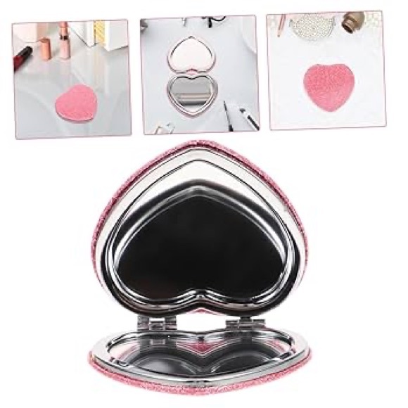 Coach Pink Glitter Heart Clutch - Picture 6 of 11